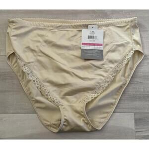 Exquisite Form Lace Leg Shaping Brief Panty Nude Sz 5xl Nwt
